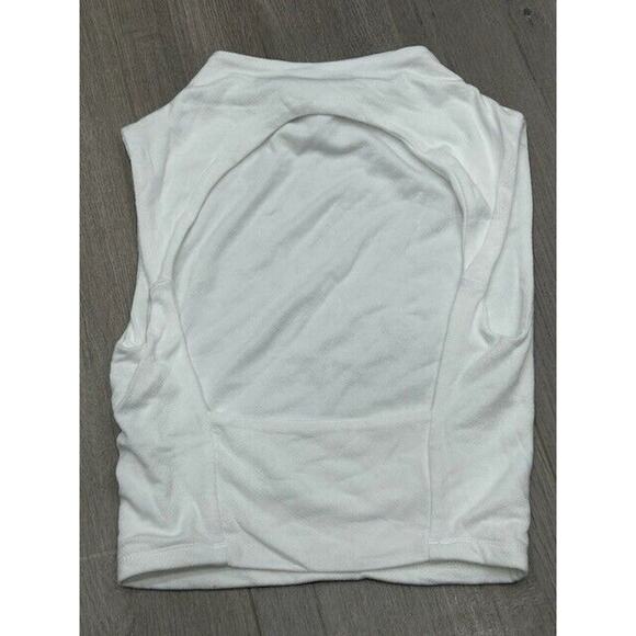 Naked Wardrobe Tank Top Sleeveless Cut Out Back Pullover Crew Neck White Size XS - Picture 2 of 7